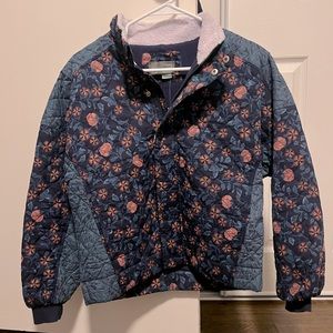 Anthropologie Floral Quilted Jacket. Never worn-tags attached. XS